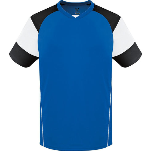 Russell Athletic Youth Mundo Jersey (322861-C), Color 'Royal/White/Black'